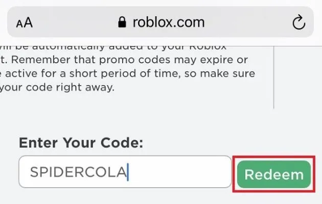 code roblox