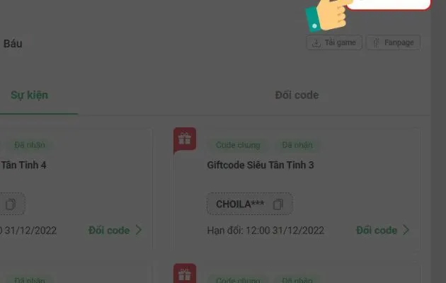 code đảo kho báu