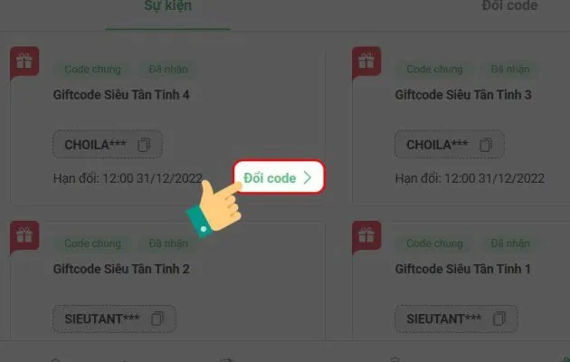 code đảo kho báu