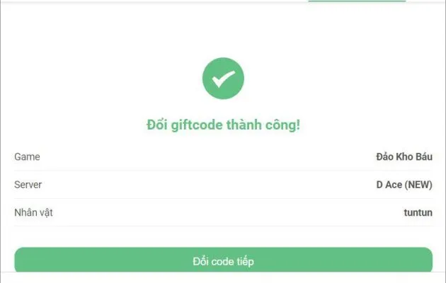 code đảo kho báu