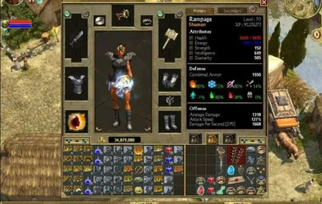 build class titan quest